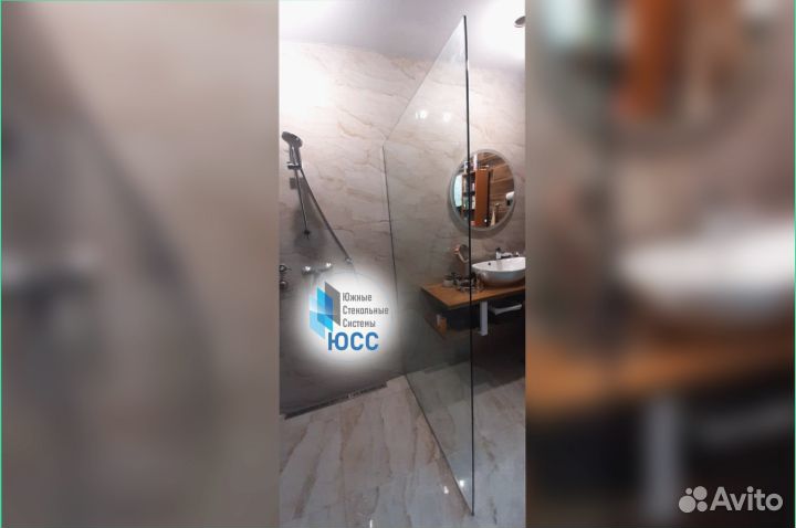 Душевая перегородка из стекла