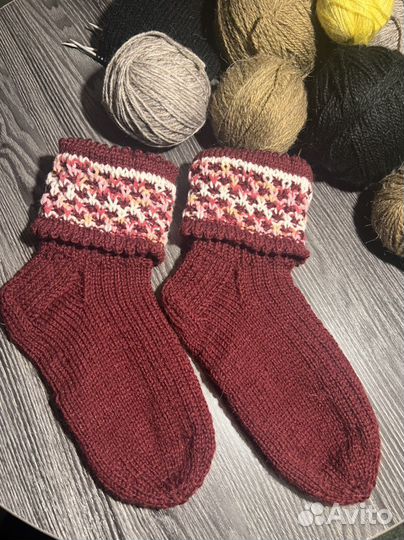 Шерстяные носки
