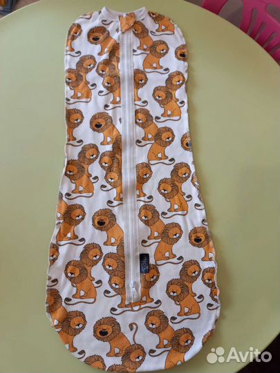 Пеленка кокон на молнии для новорожденных