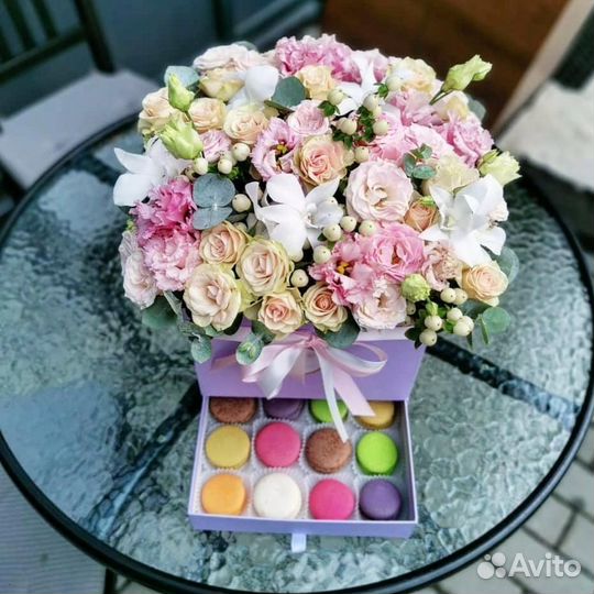 Клубника в шоколаде, Шкатулка с цветами