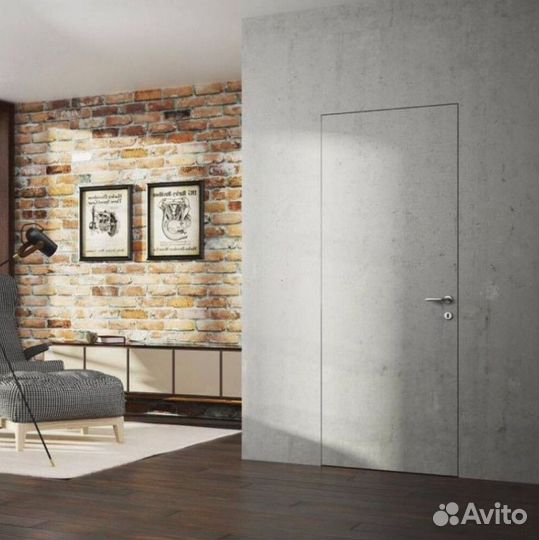 Скрытые двери под отделку