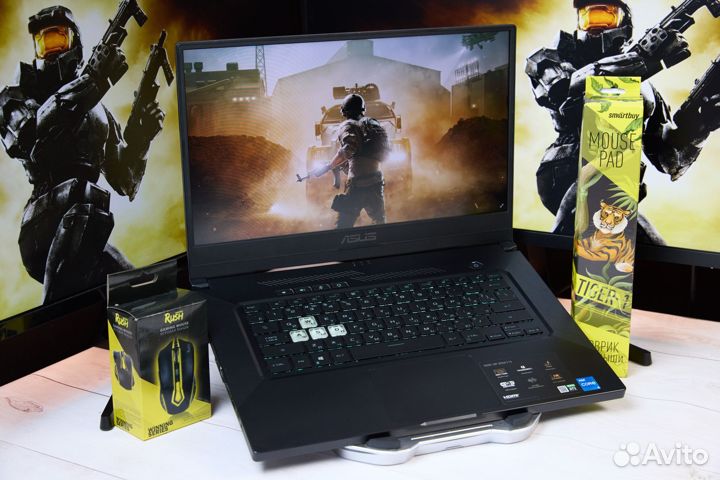 Игровой Asus TUF / Core i7 / RTX 3050 / 15.6