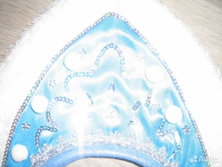 Детская корона, кокошник Снегурочки Росс-го кач-ва