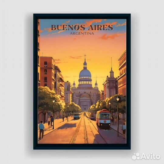 Постер Buenos Aires Argentina (А3)