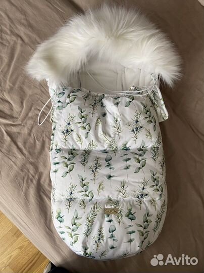 Зимний кокон конверт 0-3