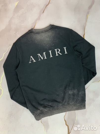 Свитшот Amiri вываренный хлопок