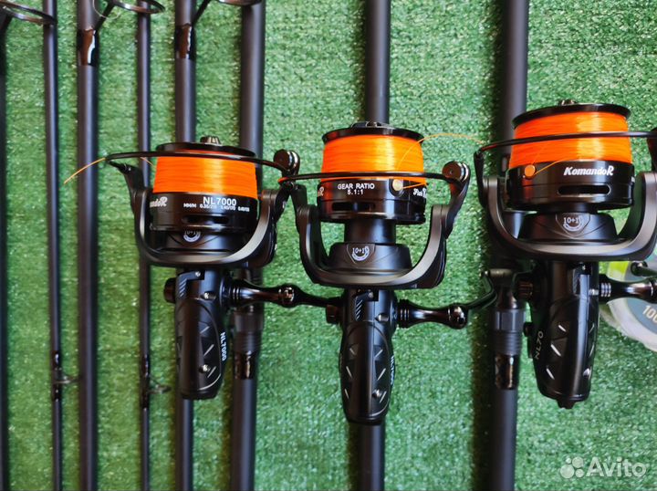 Комплект для карповой ловли 3+3. Новый