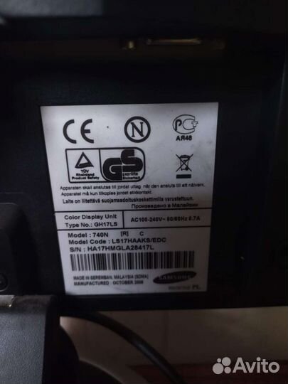 Монитор Samsung 17''