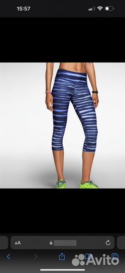 Nike blue tigel leggins, М