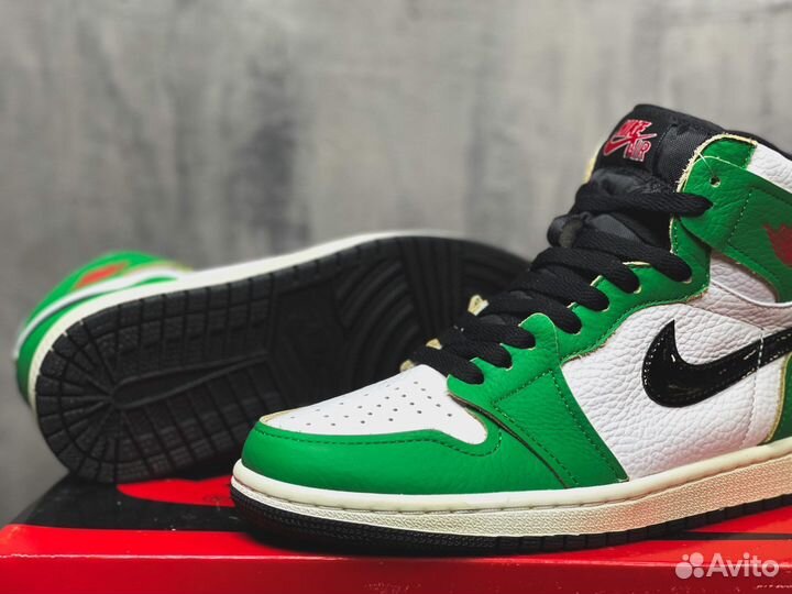 Кроссовки Nike Air Jordan 1 Retro High Lucky Green