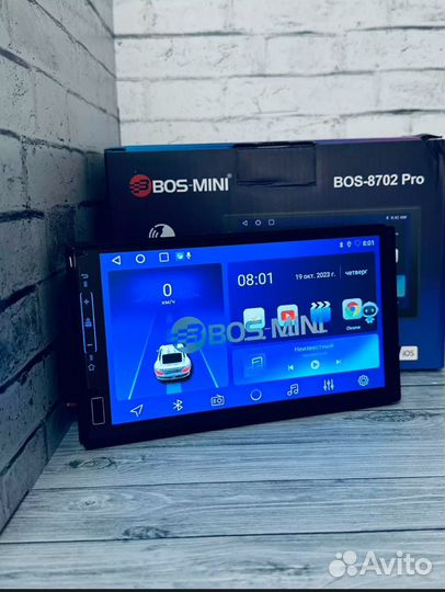 Автомагнитола 7 дюймов 2din android bos mini