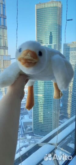 Мягкая игрушка Гусь-обнимусь. Длина 45 см