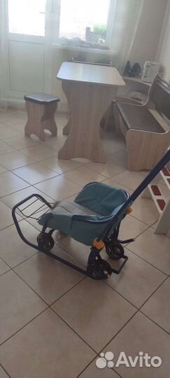 Детские санки на колесах