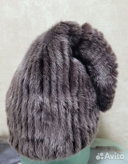Шапка норковая женская