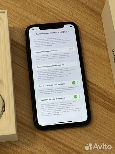 iPhone 11 256Gb 85% Акб (250+Отзывов) Sim+Esim
