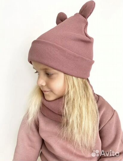 Шапка+ снуд