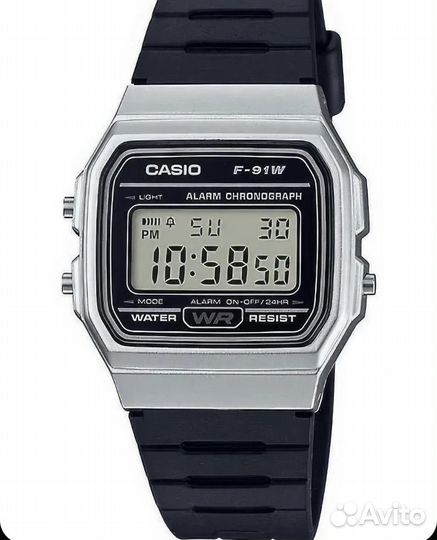 Мужские наручные часы Casio Collection F-91WM-7ADF