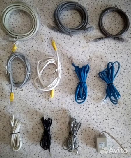 Патч-корд кабели - LAN, D-Link, Тлф, adsl сплиттер