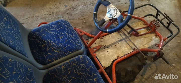 Рама от картинга переделана для самоделки