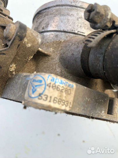 Дроссельная заслонка на змз 406