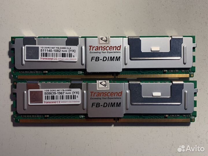 Оперативная память FB-dimm 667 PC2-5300F