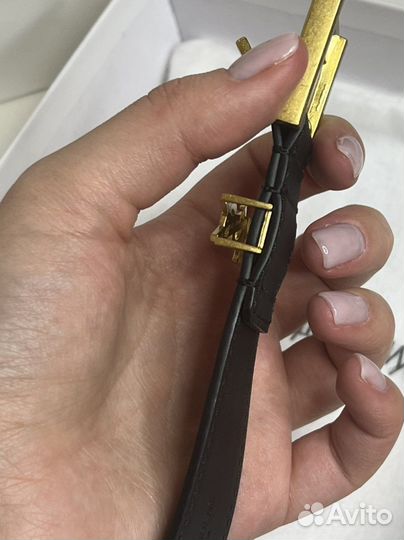 Ремень Yves Saint Laurent кожаный