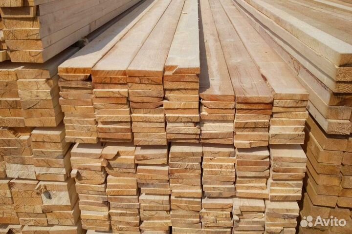 Доска обрезная 25х100х6000