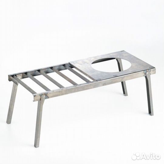 Решетка костровая с подставкой под казан в сумке