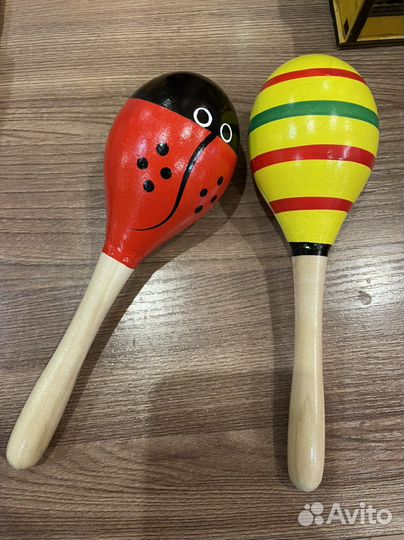 Маракасы новые деревянные
