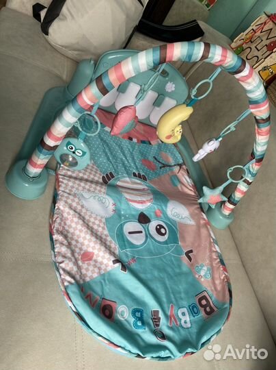 Развивающий коврик с пианино baby go