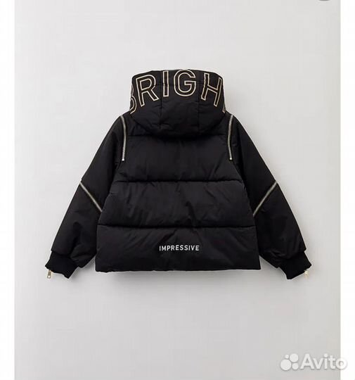 Пуховик зимний для девочки gulliver