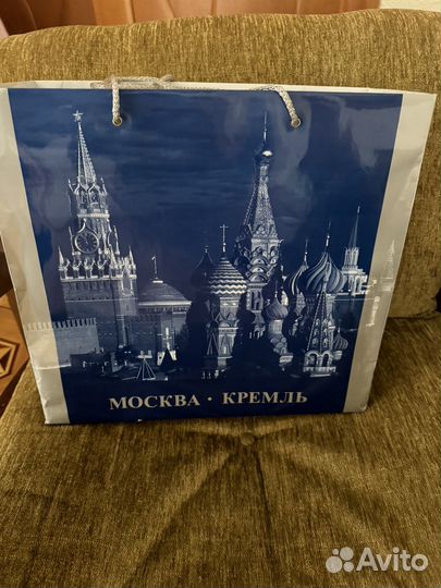 Сервиз фарфор гжель кремль