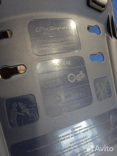 Детское велокресло заднее polisport