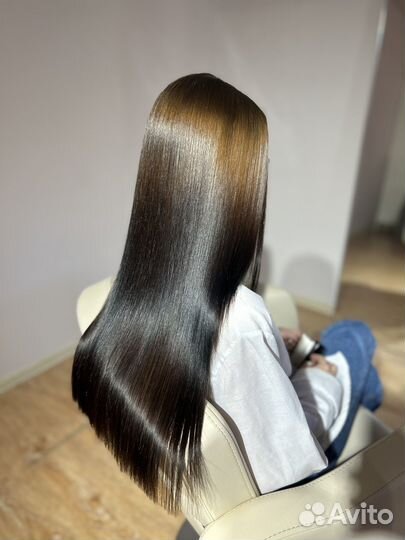 Кератиновое выпрямление
