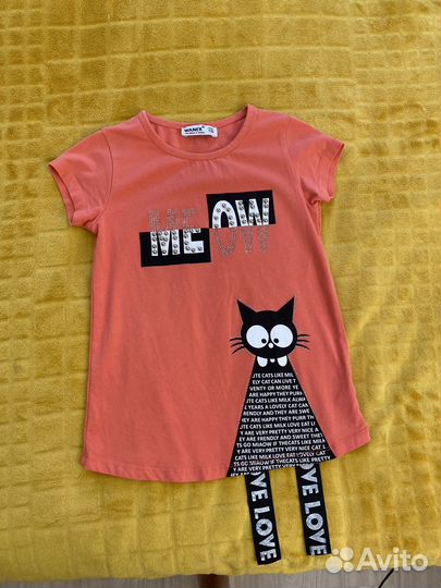 Повседневные вещи для девочки 116-120 см