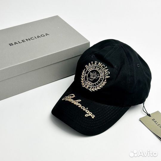 Кепка Balenciaga с купидоном (Чёрный)