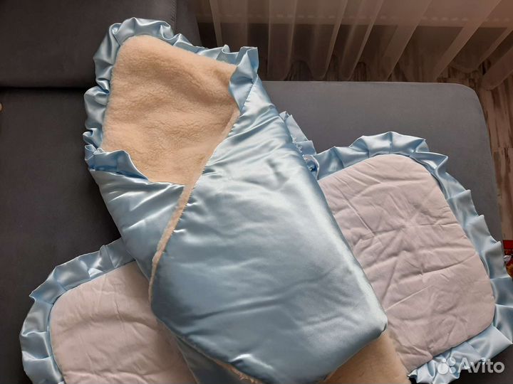 Зимний конверт на выписку