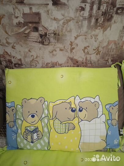 Бортики в детскую кроватку