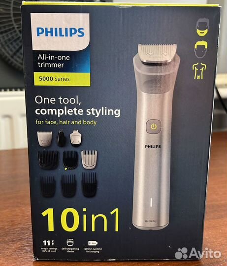 Philips Триммер Series 5000 MG59/15, кол-во насадо