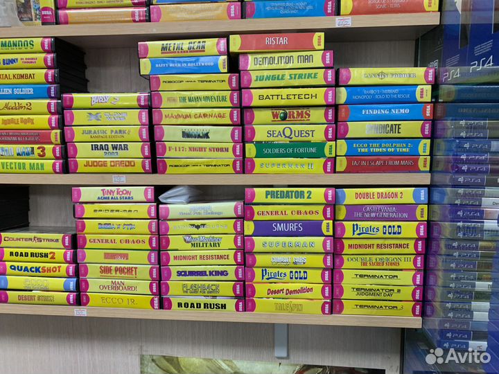 Картриджи Sega mega drive 2