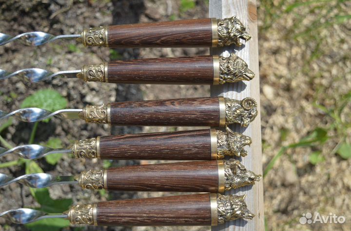 Шампура подарочные. Набор шампуров. Шампура