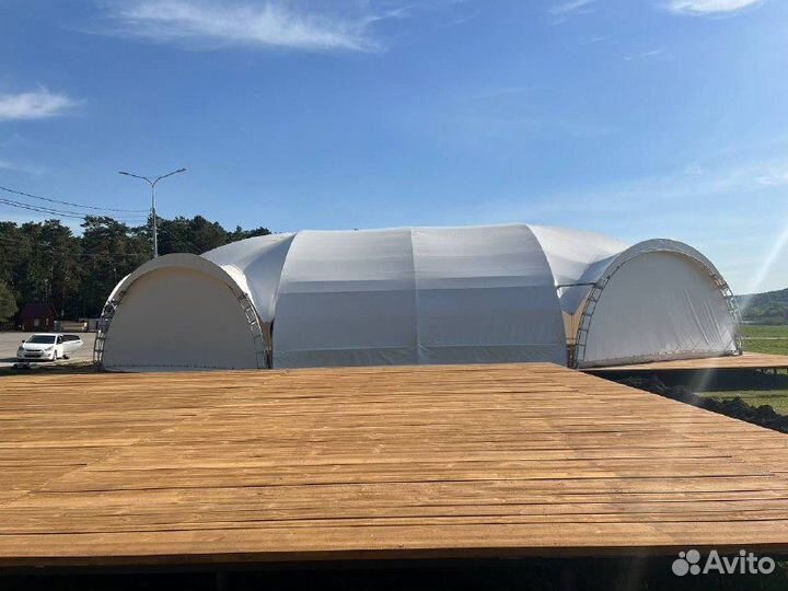 Арочный шатер гексагональ