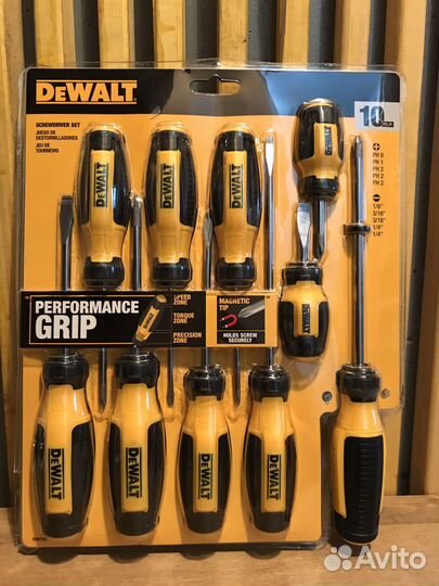 Dewalt Набор отверток 10 шт