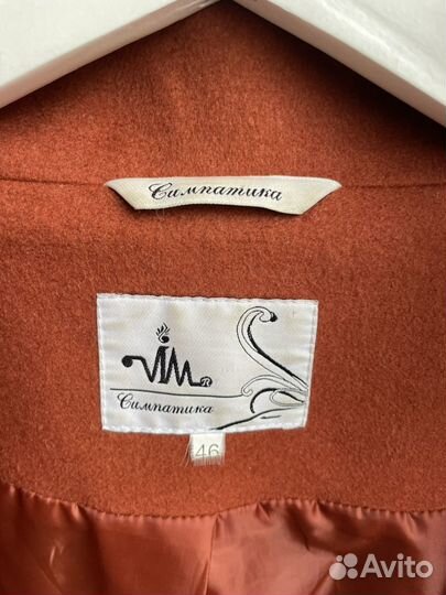 Пальто из шерсти и кашемира, р. 44-46