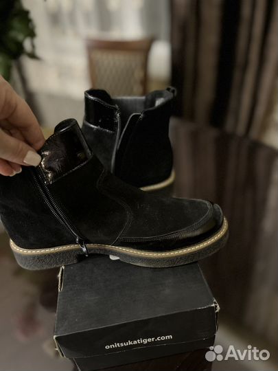 Полусапоги натуральная кожа