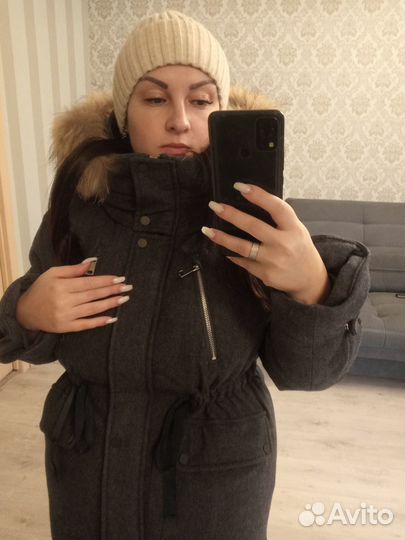 Парка женская шерсяная