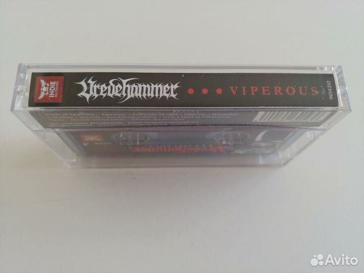 Аудиокассета с записью Vredehammer - Viperous