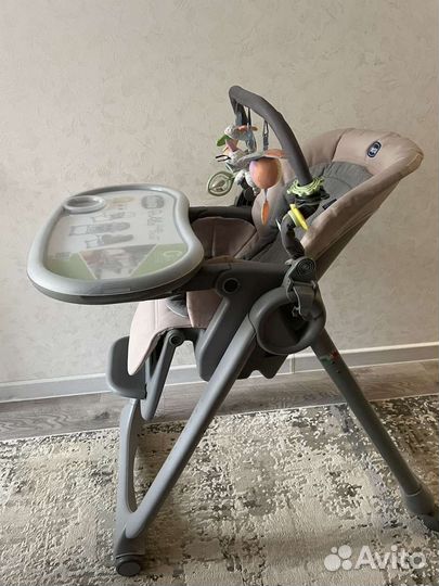 Стульчик для кормления chicco polly magic relax