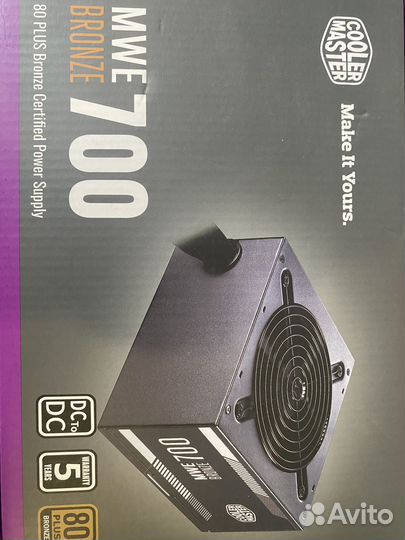 Блок питания 700w Cooler Master bronze