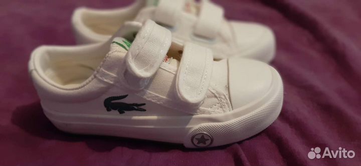 Пинетки-кеды lacoste